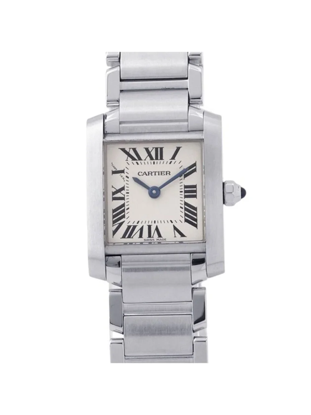 Cartier Tank Francaise SM Watch Ivory Dial Quartz